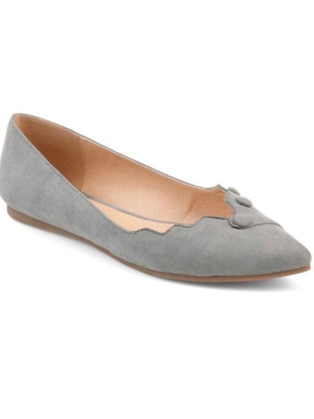 NIB Journee Collection Mila Pointed Toe Slip On Ballet Flats